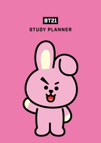 BT21 스터디 플래너 : COOKY(쿠키) 분홍